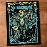 Clutch Of Skulls Screen Printed Poster.