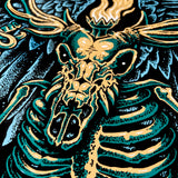 Clutch Of Skulls Screen Printed Poster.