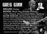 'Core Series #1 - Greg Ginn
