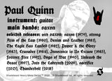 Heavy Metal Series #8 - Paul Quinn