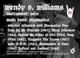 Heavy Metal Series #19 - Wendy O. Williams